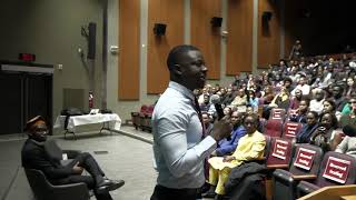 Thione Niang in Concordia University, Montreal-Canada. Topic: Impact Investing In Africa