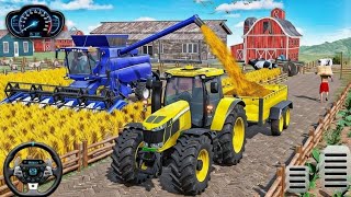 Modern Tractor Farming Driving Simulator 3D - New Tractor Games - Android Gameplay screenshot 4