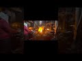 How is glass fired?