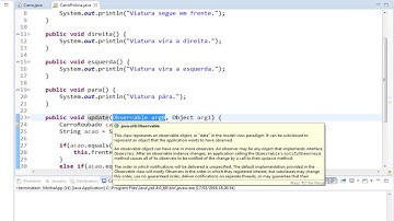 Padrão Observer (Design Patterns) - exemplo em Java