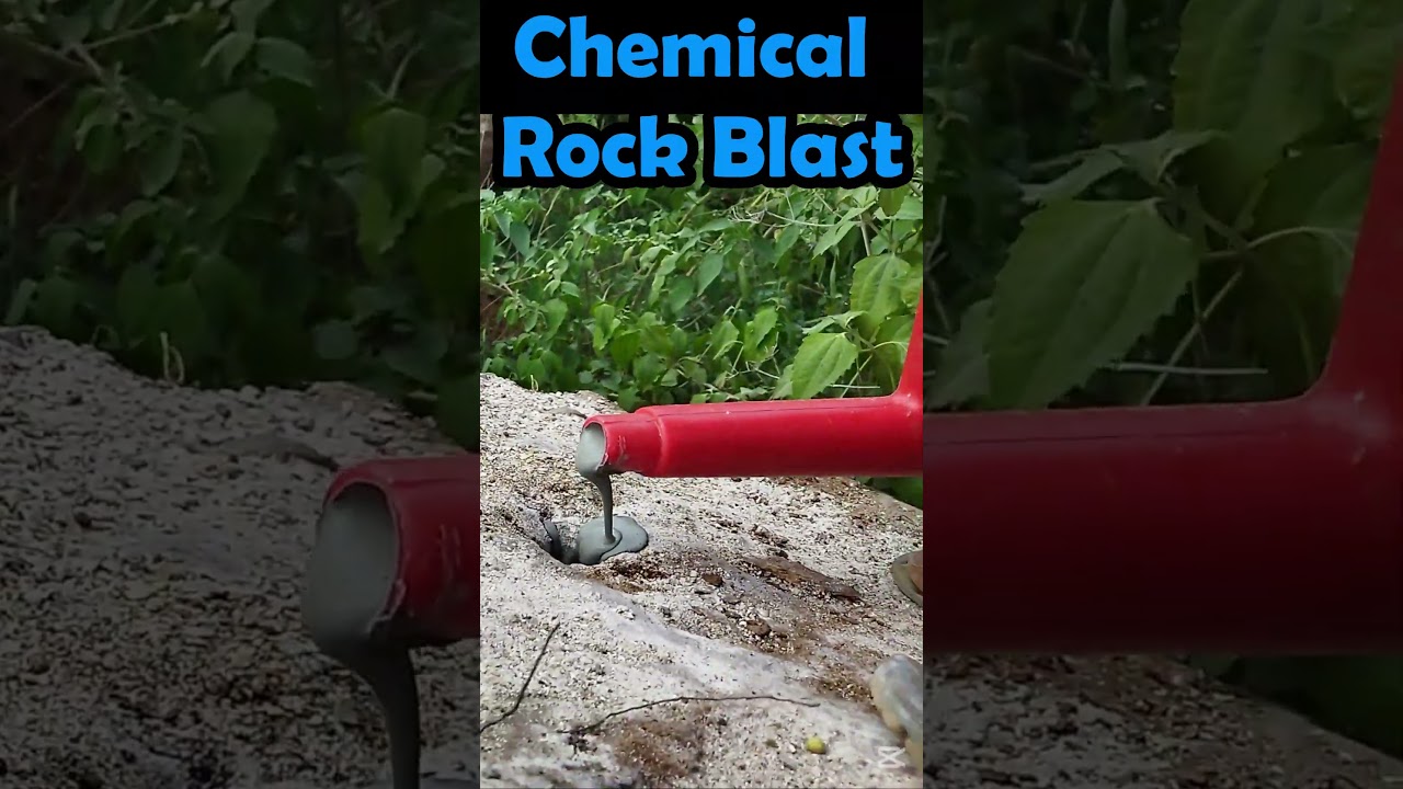 Chemical Rock Breaking (Demolish/Blasting) Using Rock Cracking Chemical powder- No Explosive
