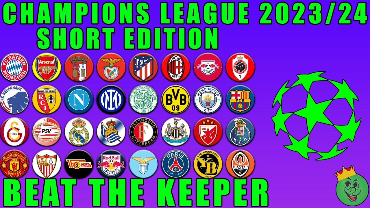 Champions League 2023/24 Beat The Keeper Marble Race / Marble Race