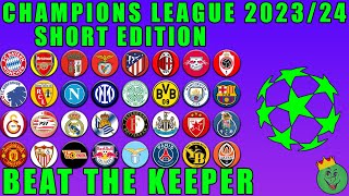 Champions League 2023/24 - Beat The Keeper Marble Race / Marble Race King