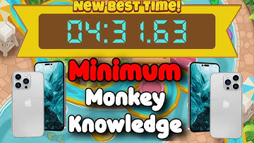BTD6 Race Mobile Friendly Tutorial 📱 Minimum Monkey Knowledge 📱 Testing the Waters