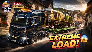 🔥 3 BUS CONVOY LIVE! Scania FlixBus + Realistic Physics | No Crash Challenge