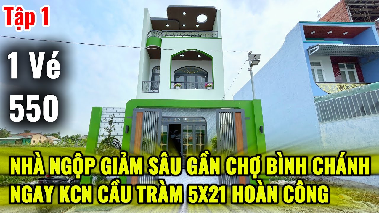 Bán Nhà Gần Chợ Bình Chánh Ngay KCN Cầu Tràm 5m x 21m SHR - Chỉ 1 Tỷ Nhận Nhà | Thành Công