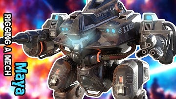 How do you Rig a Mech in Maya for animation?