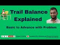 What is Trail Balance | Trial Balance Explained with Example #journal #ledger #trailbalance