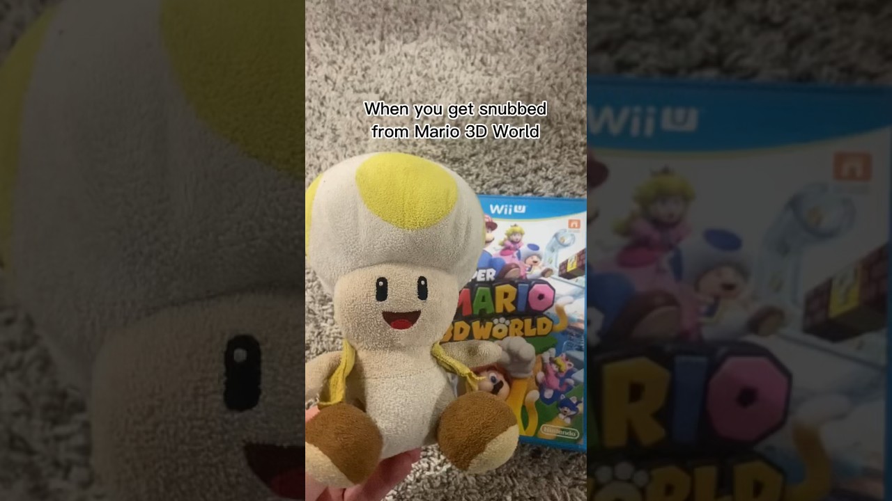 Yellow Toad was snubbed from Super Mario 3D World 😭