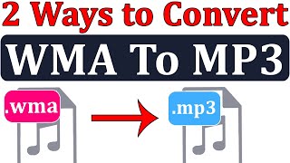 [ 2 Ways ] WMA To MP3 Converter || Convert Any Audio Format to Mp3 Format in Hindi By Mukesh Burdak