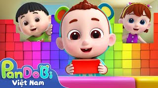 Trò chơi xây cầu lego | Em bé xây cầu | Play & Learn | Nhạc thiếu nhi vui nhộn | Super Pandobi