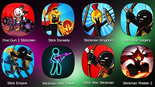 Stick War Legacy,Stick Empire,Stick Dynasty,One Gun 2 Stickman,Stickman Kingdom Clash,Stickman War screenshot 1
