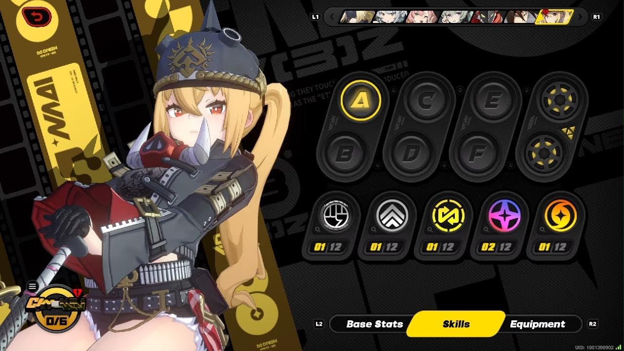 Zenless Zone Zero Character Menu Poses