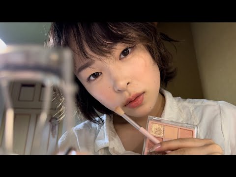 【ASMR】縦画面であなたにメイク！/the sound of Makeup by vertical screen