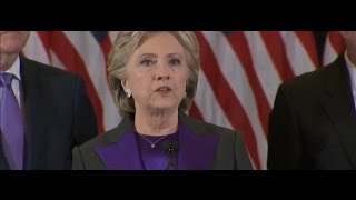 Toàn văn bài phát biểu của Hillary Clinton sau bại trận !