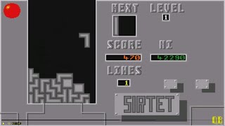 ATARI ST SIRTET ~ TETRIS CLONE By Oskar Burman Serenade PD Disk 21 19xxSerenade a st zip