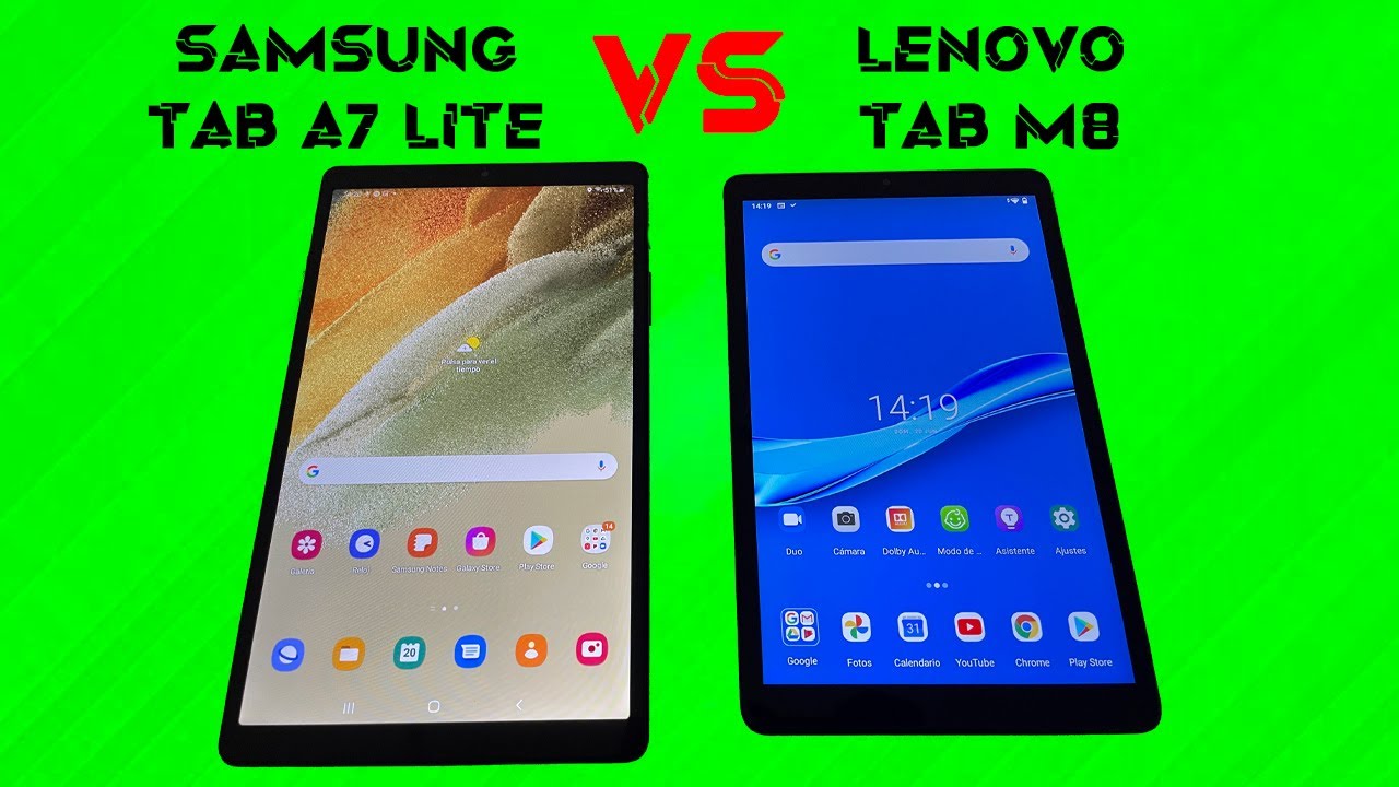 🔎SAMSUNG TAB A7 LITE 💥VS💥 LENOVO TAB M8🔍 YouTube