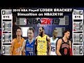 Putting the TEAMS that DIDN'T MAKE the 2019 NBA playoffs in THE PLAYOFFS Simulation on NBA2K!