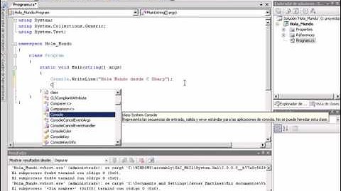 CURSO C# BASICO - VIDEO 01