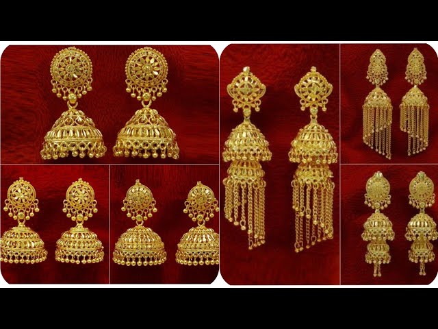 Shop Latest Gold Earrings for Women Online in India - Joyalukkas