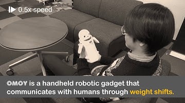 OMOY: A Handheld Robotic Gadget that Shifts its Weight to Express Emotions and Intentions