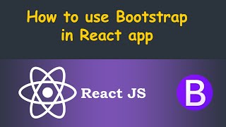 How to use bootstrap in react app
