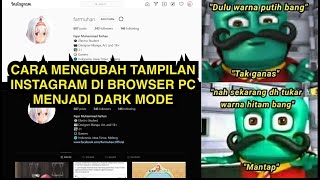 Cara Mengubah Tampilan Instagram di Browser PC Menjadi Dark Mode #tutorial #darkmode #instagram screenshot 1