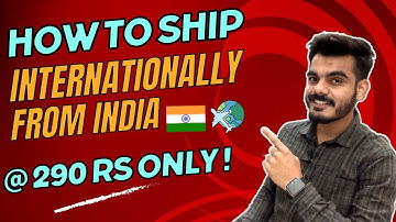 How to ship Internationally from India for Etsy Amazon and Shopify Sellers | Export business