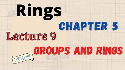 9) Characteristic of a Ring || Chapter 5 || Bsc Maths MDU || Mathopedia