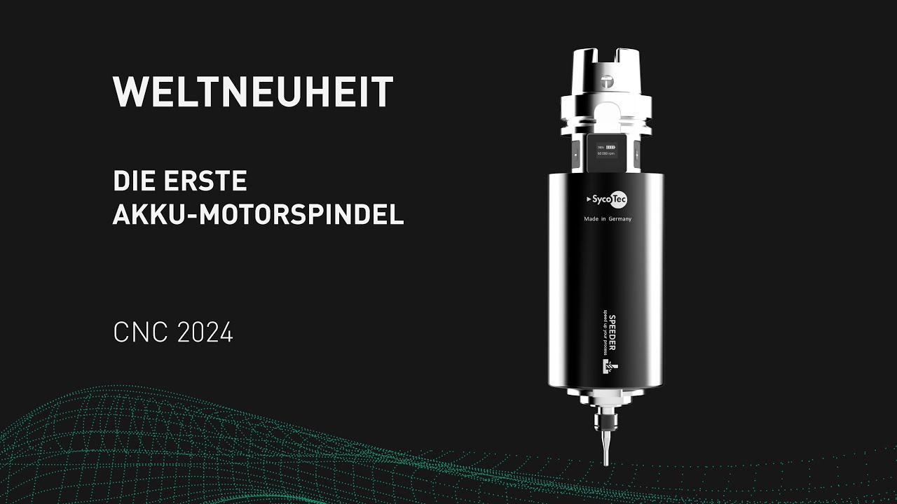 SPEEDER Akku Motorspindel - CNC Revolution 2024 [DE]