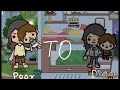Poor to their dream | toca life world | "sad story"(100k view’s 🥳🤯😱)