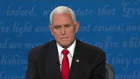 Vice Presidential vaccine debate interruption -- "I think we need to move on" says moderator