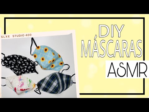 ASMR PORTUGAL: DIY MÁSCARAS DE PROTEÇÃO | DIY FACE MASKS