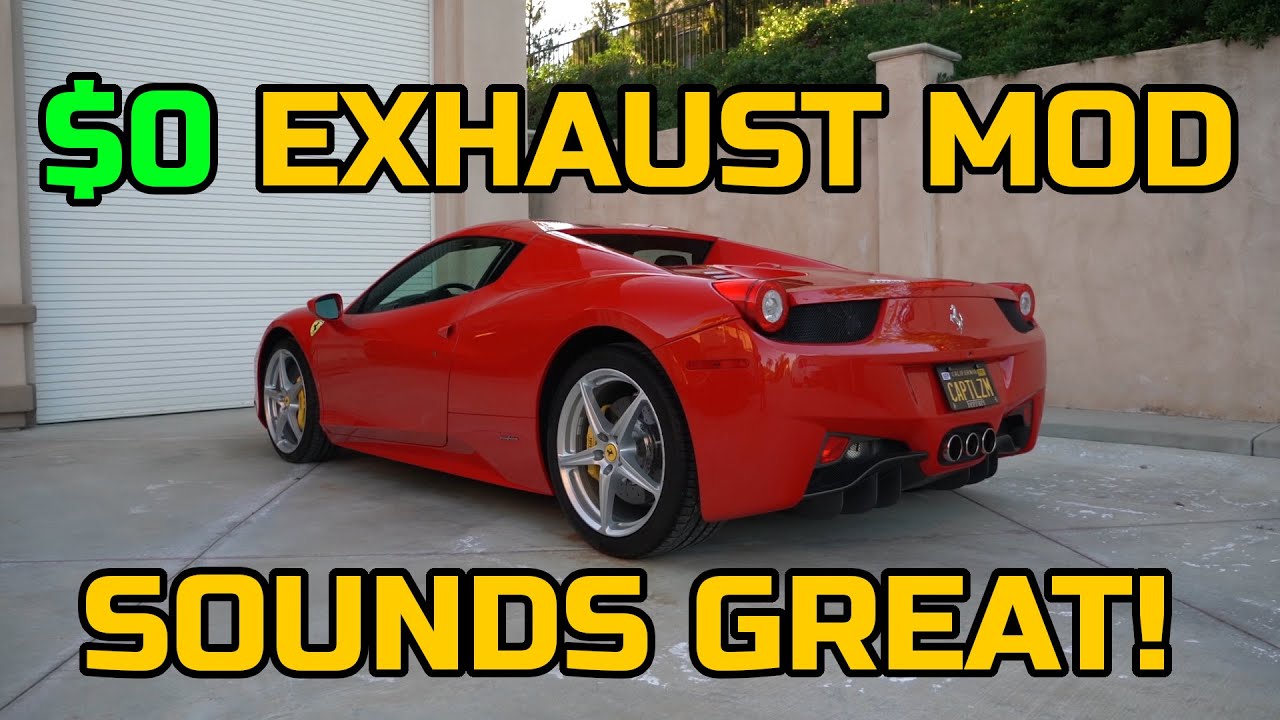 Make the FERRARI 458 SOUND INCREDIBLE for FREE with this simple DIY TIP