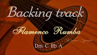 Video thumbnail of "FLAMENCO RUMBA Dm BACKING TRACK"