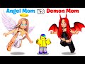 Roblox ANGEL Mom vs DEMON Mom.. 😇😈