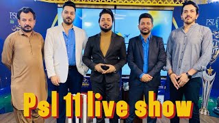 Psl 11 live show 🏏 #metro1news #umairpasha 