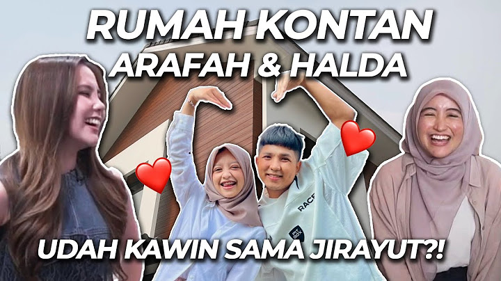 ROOMTOUR RUMAH ARAFAH & HALDA DIBAYAR KONTAN?! UDAH NIKAH SAMA JIRAYUT? | VLOG