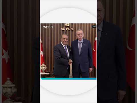 الرئيس التركي رجب طيب أردوغان يستقبل وزيرالخارجية المصري