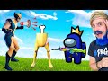 JOGUEI AMONG US NO FORTNITE * Quem será o impostor? * - FORTNITE