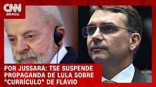 TSE suspende propaganda de Lula sobre currículo de Flávio Bolsonaro | CNN PRIME TIME Guide