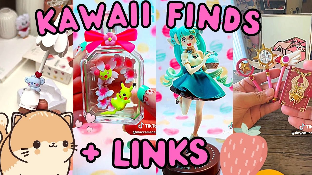 KAWAII ALIEXPRESS FINDS TIKTOK MADE ME BUY IT FIGURES STATIONARY