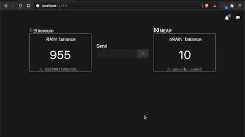 NEAR Rainbow Bridge demo