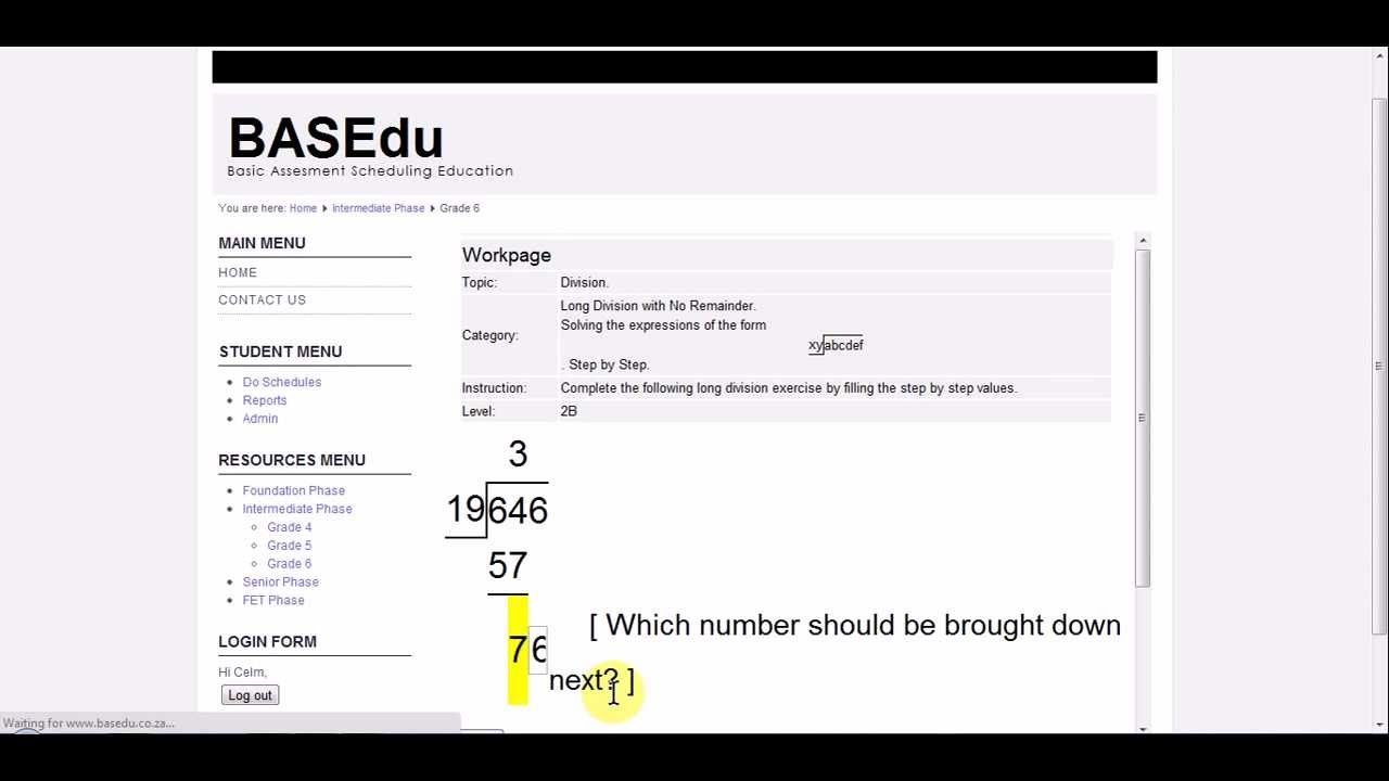 Long Division (No Remainder) - YouTube