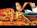 KING CRAB SEAFOOD BOIL MUKBANG | SEAFOOD | MUKBANG | DESHELLED LOBSTER | SEAFOOD BOIL | ASMR EATING