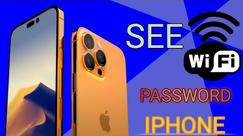 How To SEE  Wi-Fi PASSWORD On iphone/ ipad (iOS 16)2023.
