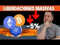 💥BITCOIN y las CRIPTOMONEDAS CORRIGEN en DIRECTO