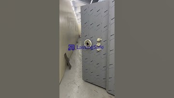 Modular vault room - vault door manufacturing! #bankvault #vaultdoor #modularvaultroom #strongroom
