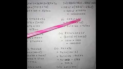 Class - VI (Mathematics) Chapter No. 3 “Whole Numbers” (Part - 5)