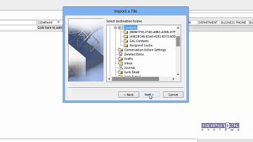 Import CSV file into Outlook Contacts